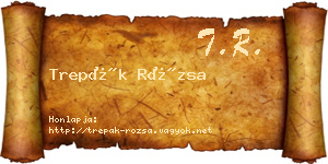 Trepák Rózsa névjegykártya